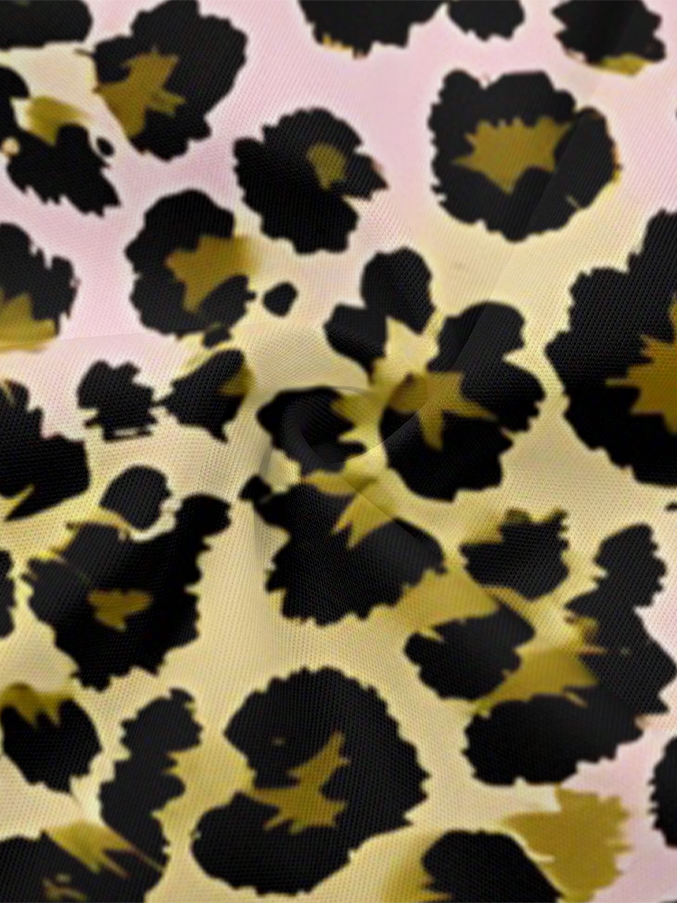 Pink Leopard & Heart Sleeveless Halter Jumpsuit