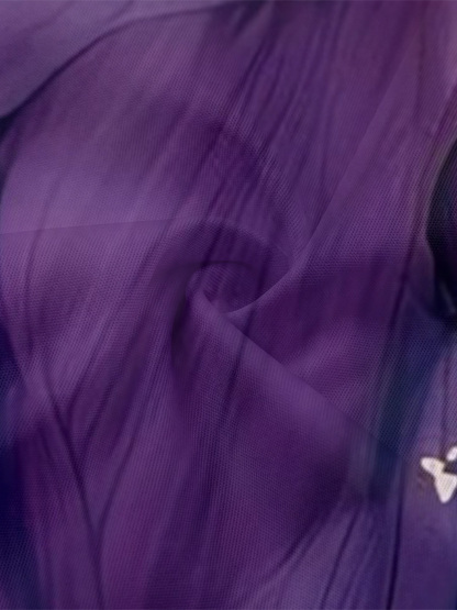 Purple Watercolor Floral Sleeveless Halter Jumpsuit