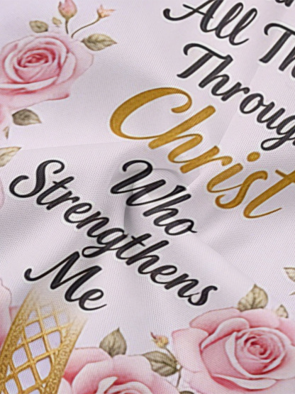 Ombre Purple-Blue Gold Cross Easter Flare Sleeve Bodycon Midi Dress