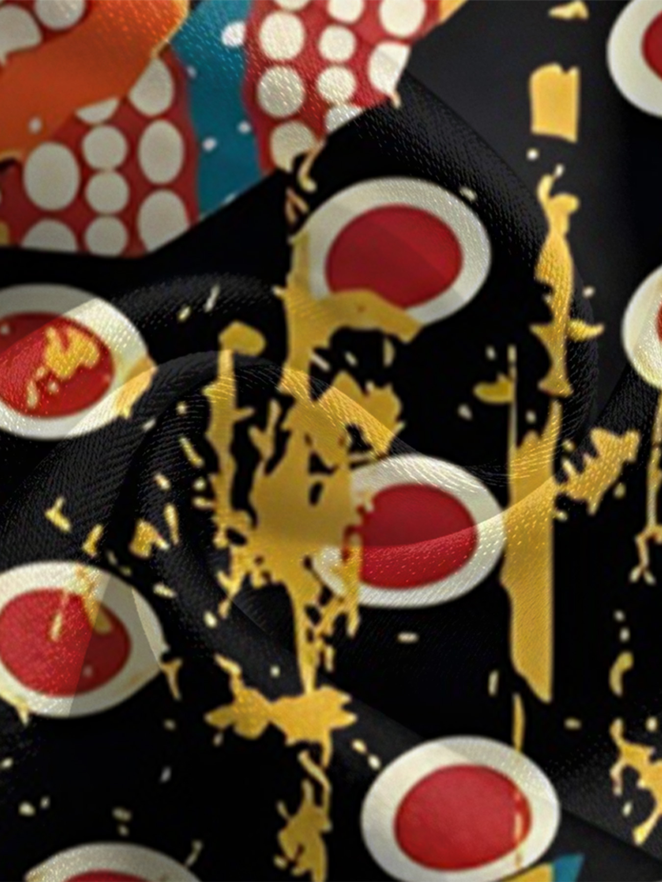 Multicolor Tribal Animal Long Sleeve Zip-Up Jumpsuit 