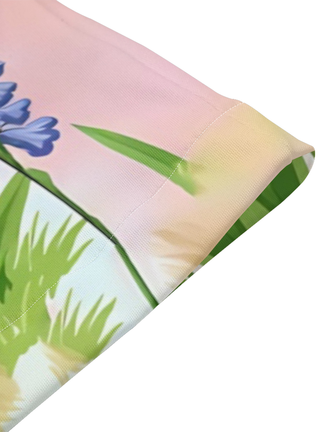 Pastel Easter Bunny Christian Cross Flare Sleeve Bodycon Midi Dress