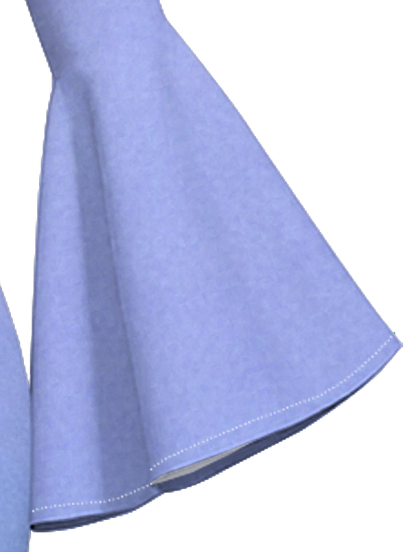 Periwinkle Blue Floral Basket Cross Easter Flare Sleeve Bodycon Midi Dress