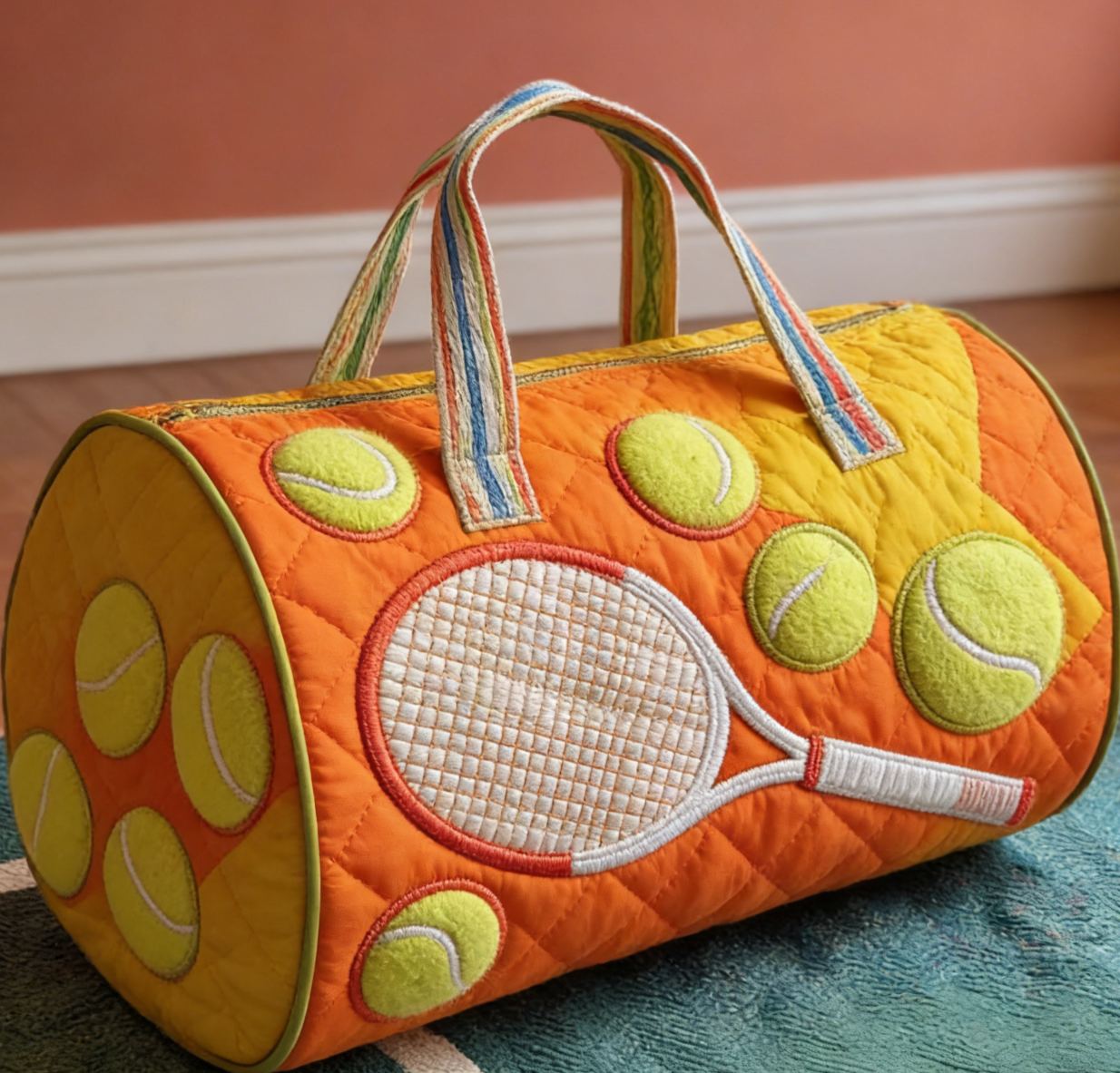 Stylish & Spacious Tennis Duffle Bag for Daily Use-8