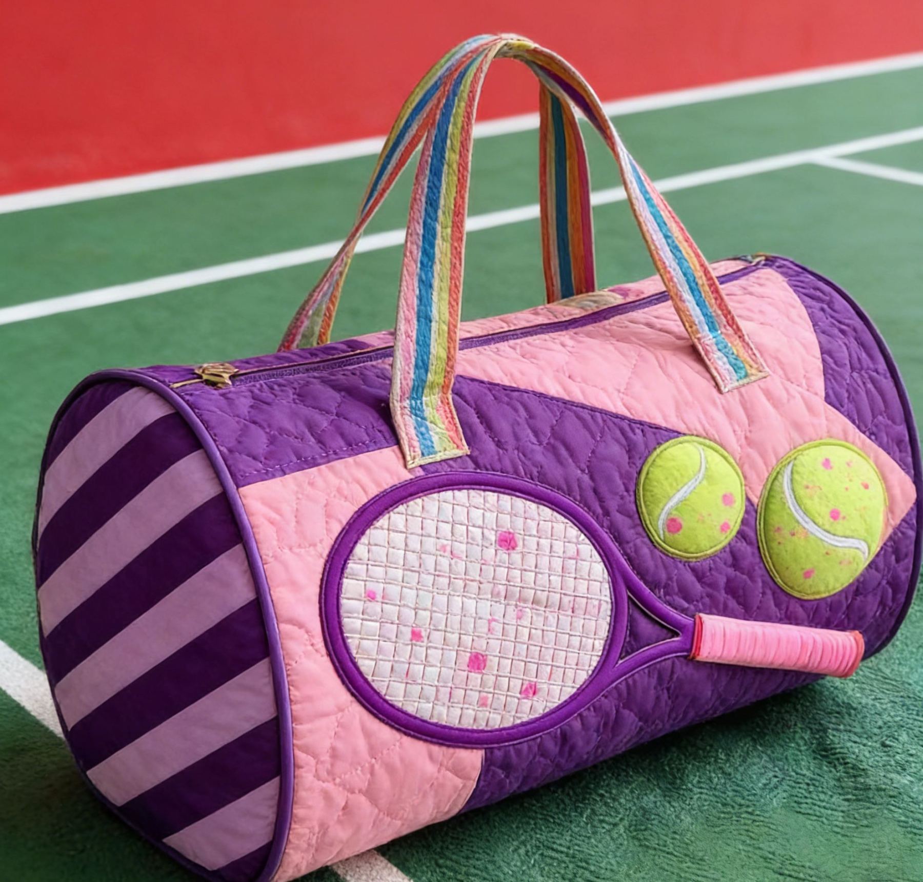 Stylish & Spacious Tennis Duffle Bag for Daily Use-QT22