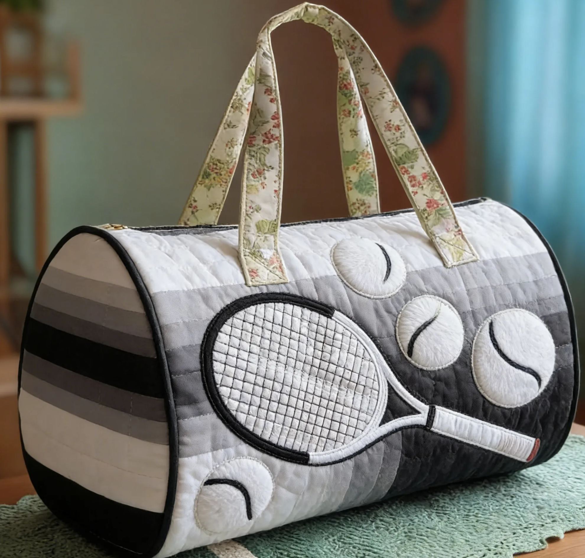 Stylish & Spacious Tennis Duffle Bag for Daily Use-QT27