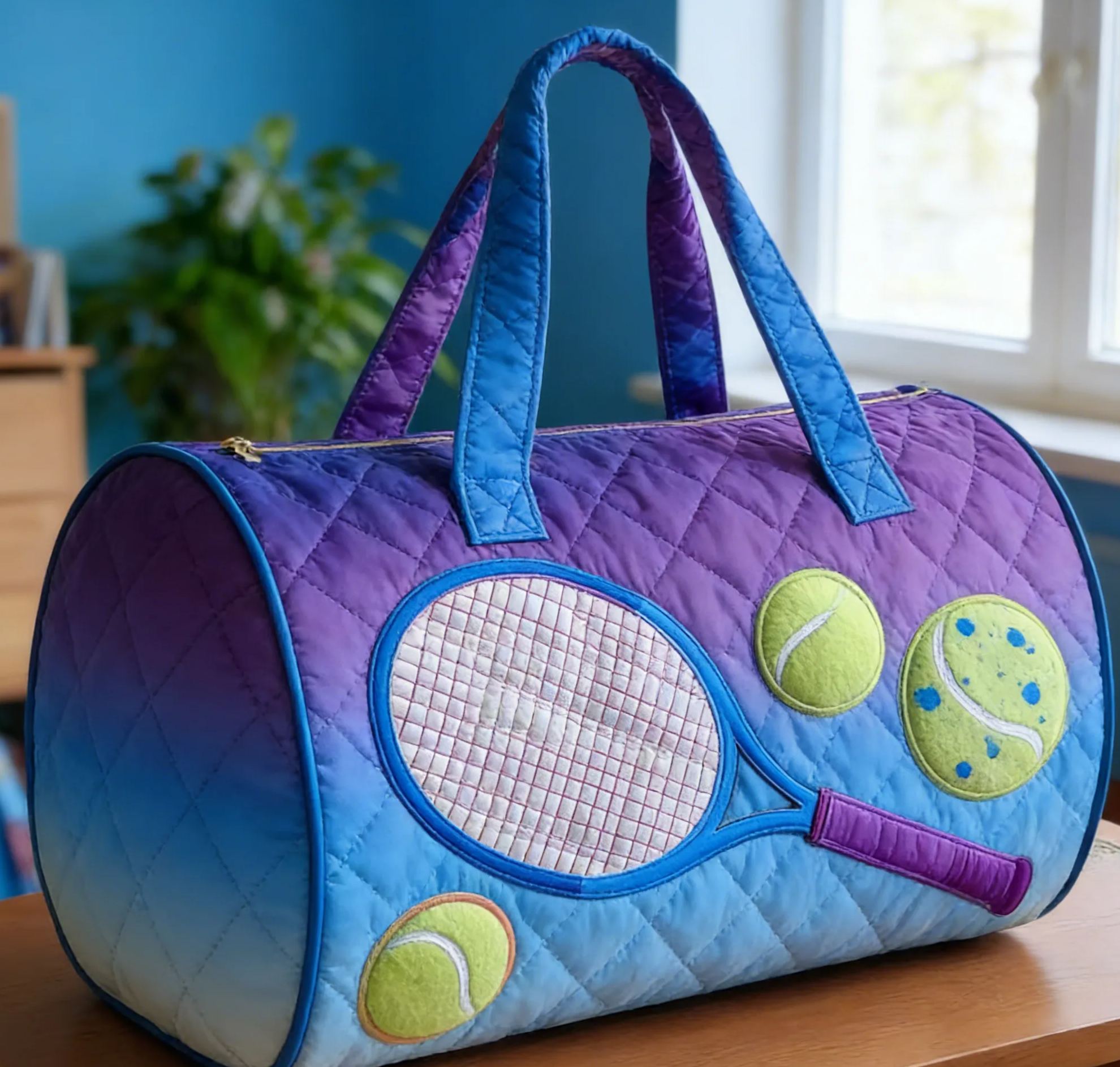 Stylish & Spacious Tennis Duffle Bag for Daily Use-QT28