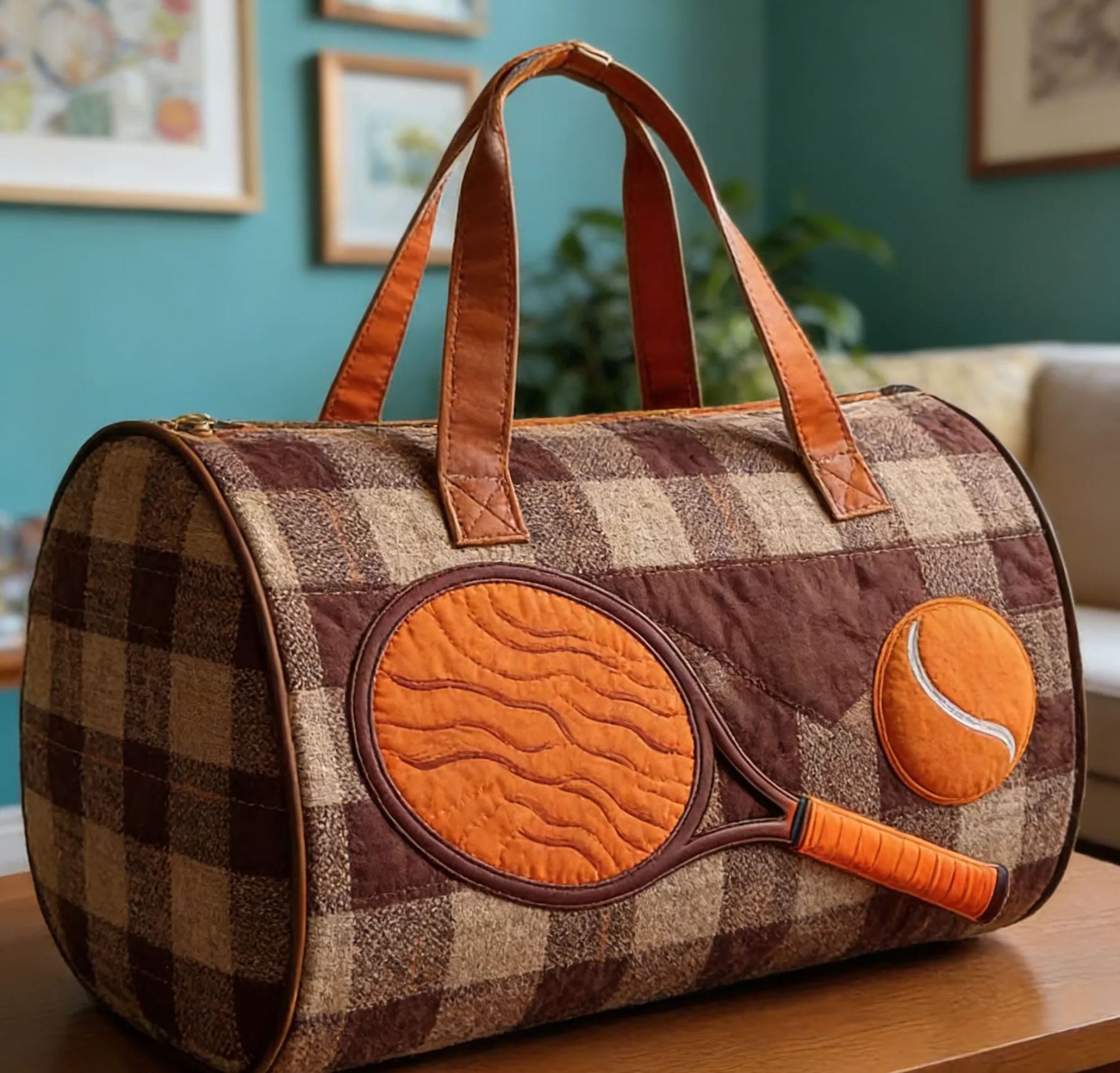 Stylish & Spacious Tennis Duffle Bag for Daily Use-QT29