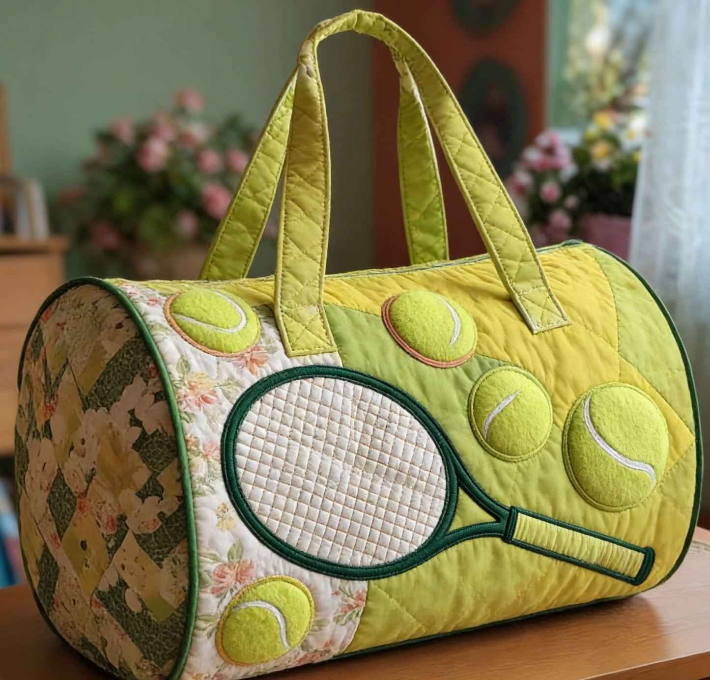 Stylish & Spacious Tennis Duffle Bag for Daily Use-QT35