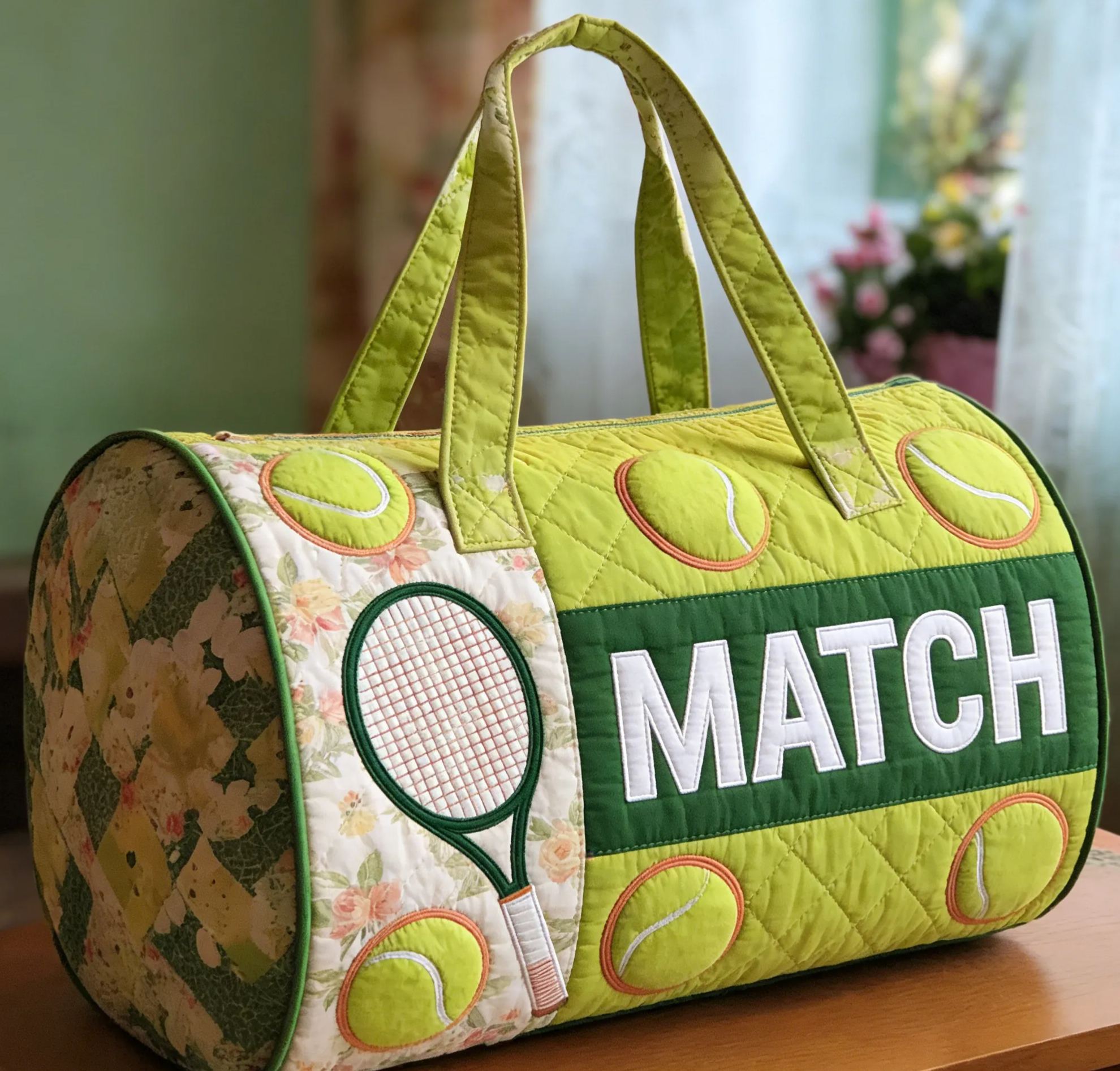 Stylish & Spacious Tennis Duffle Bag for Daily Use-QT40