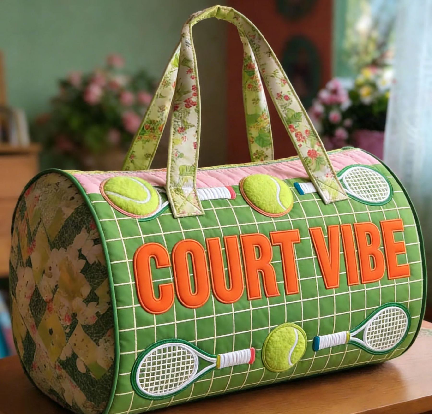 Stylish & Spacious Tennis Duffle Bag for Daily Use-QT47