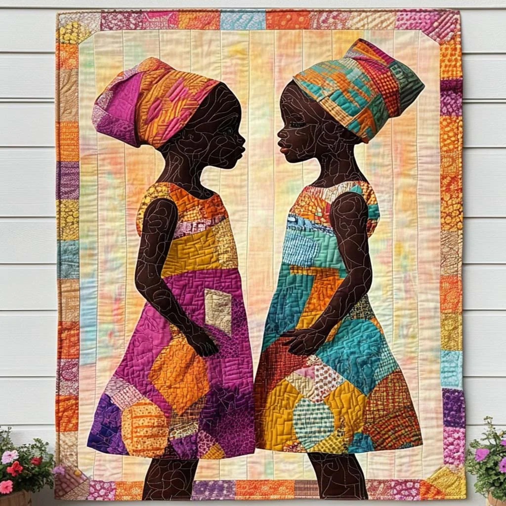 African Quilted Blanket