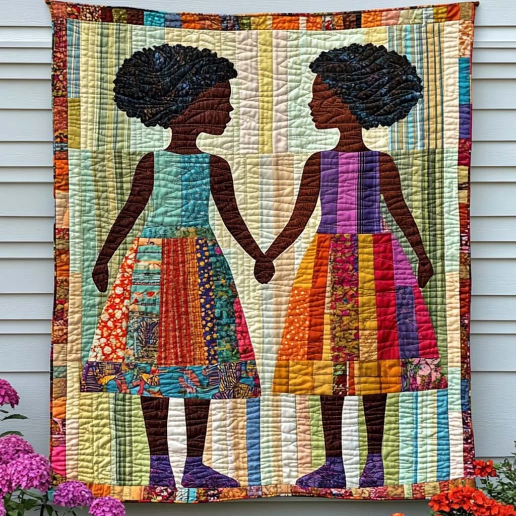 African Quilted Blanket