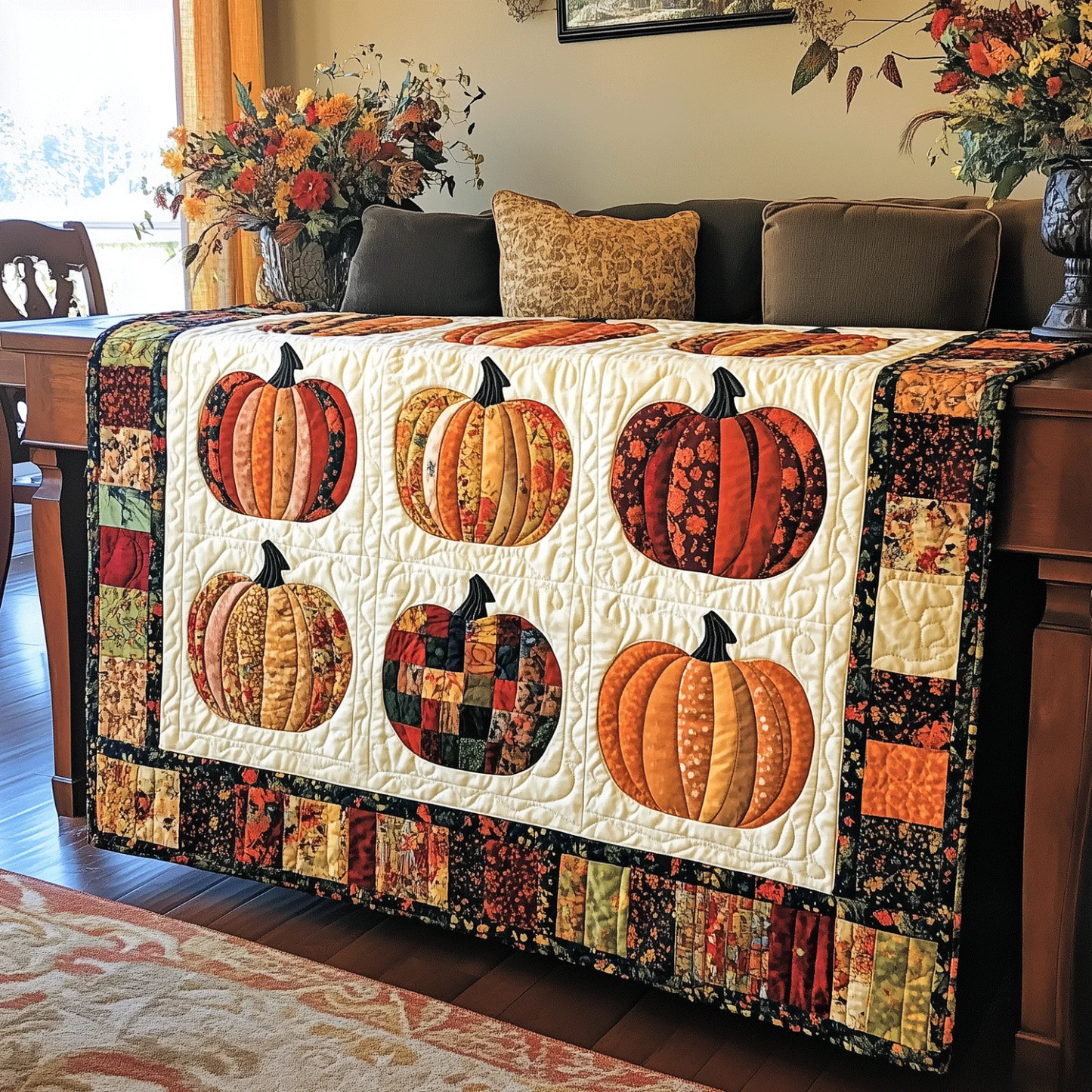 Autumn Quilted Blanket