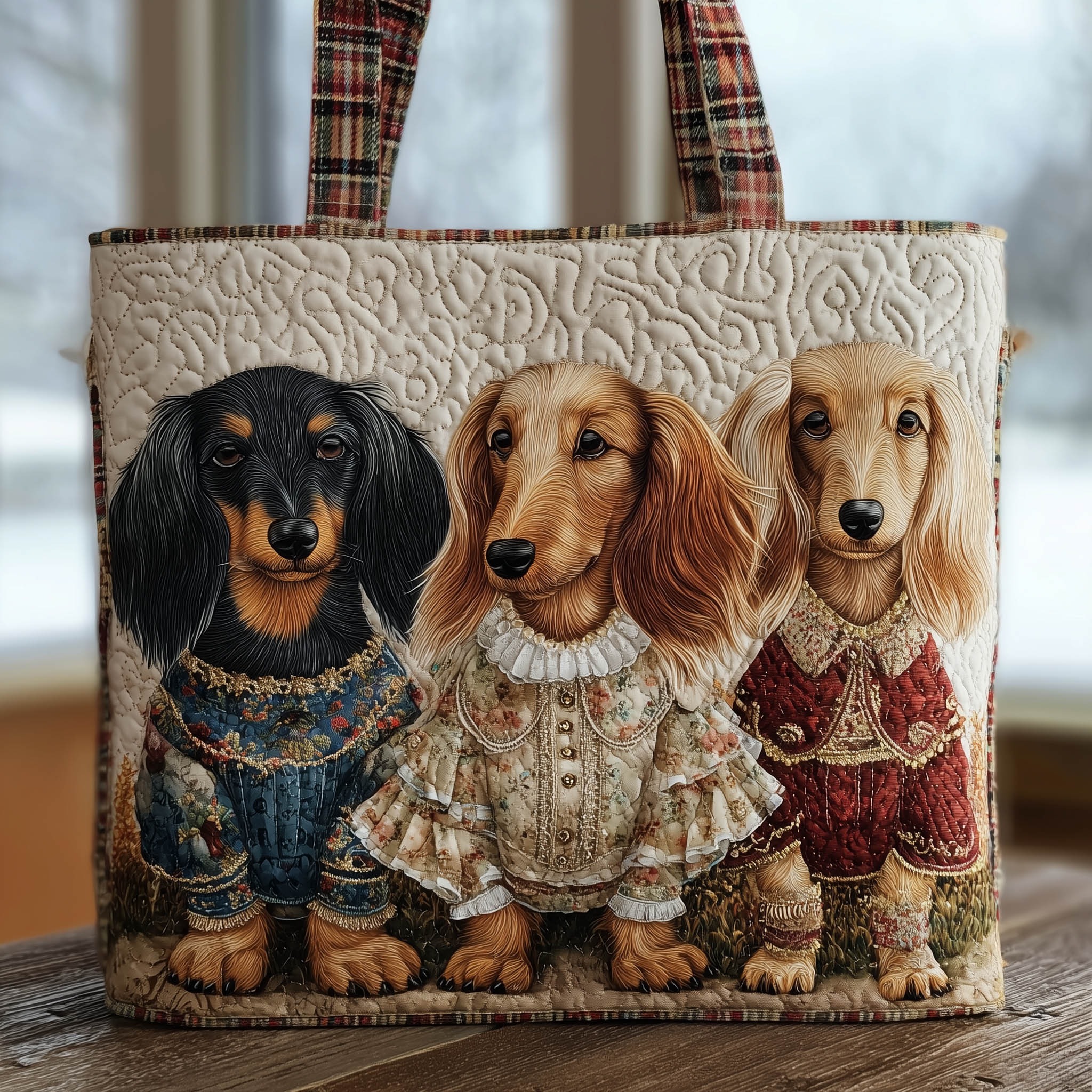 Wiener Family Quilted Tote Bag GFTONT5841