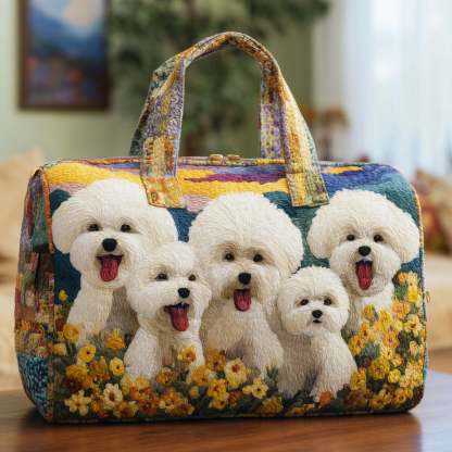 Bichon Quilted Duffle Bag GFTONT2530