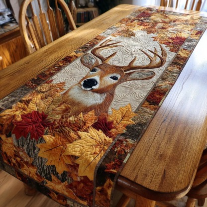Autumn Gaze Quilted Table Runner
