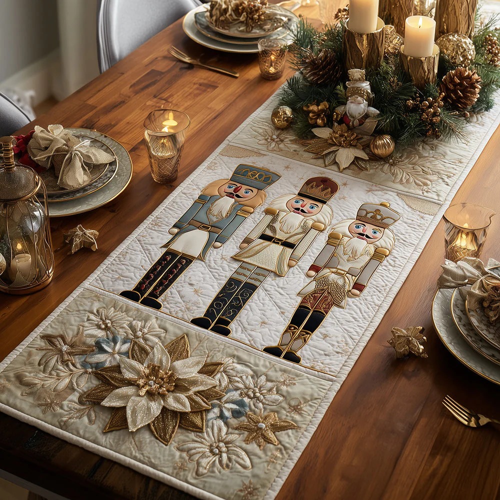 Nutcracker Magic Quilted Table Runner 