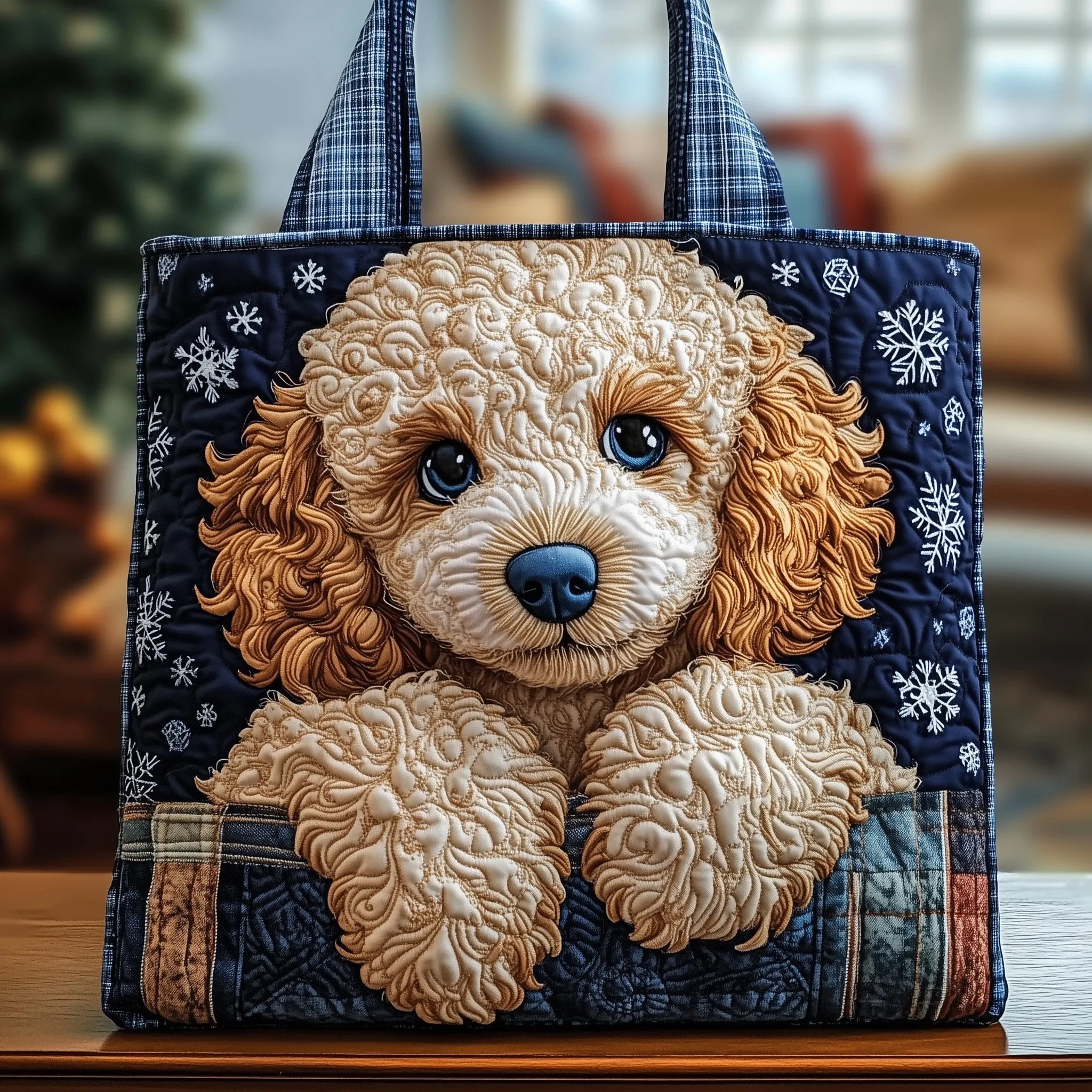 Icy Paw Quilted Tote Bag GFTONT4021