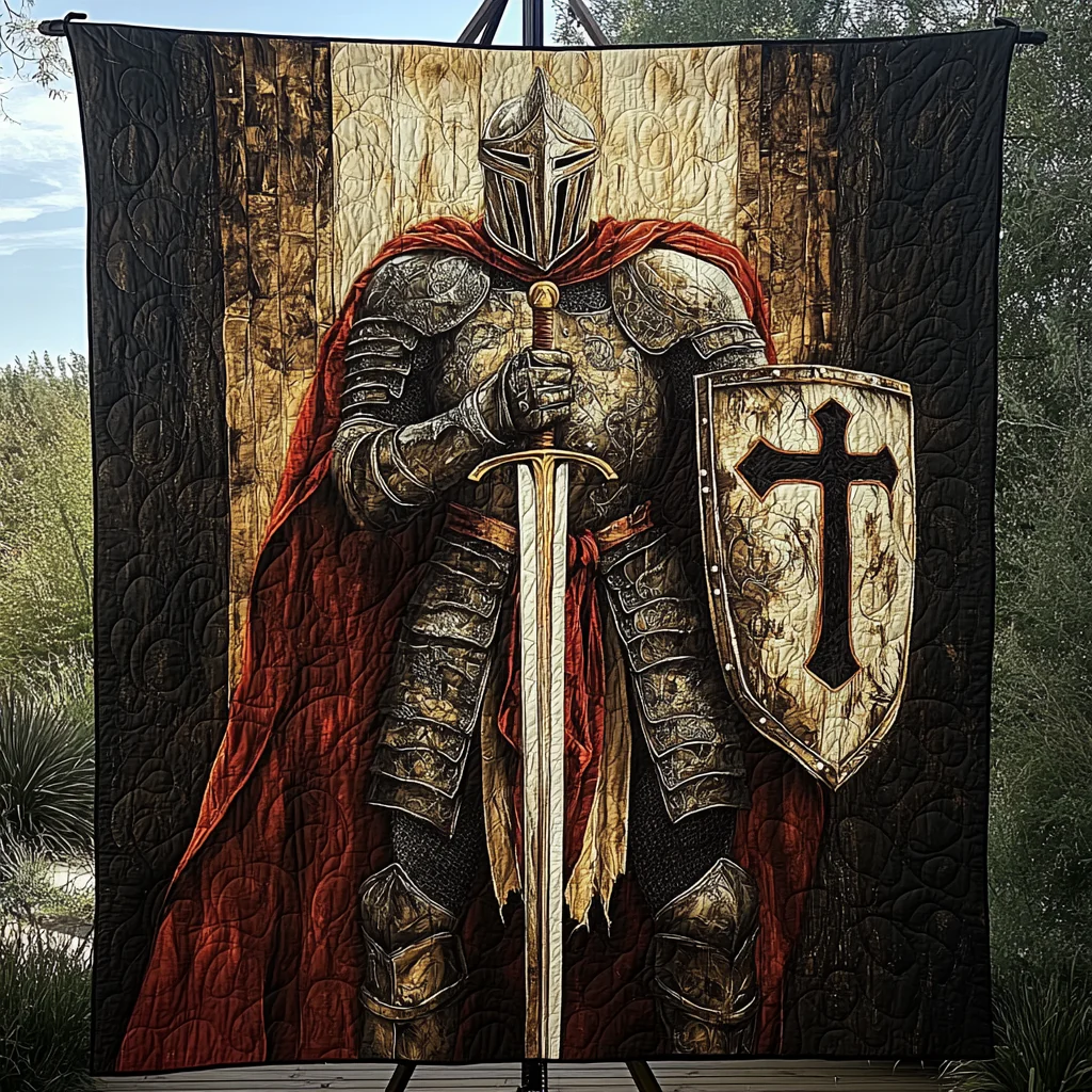 Crusader Valor Quilted Blanket