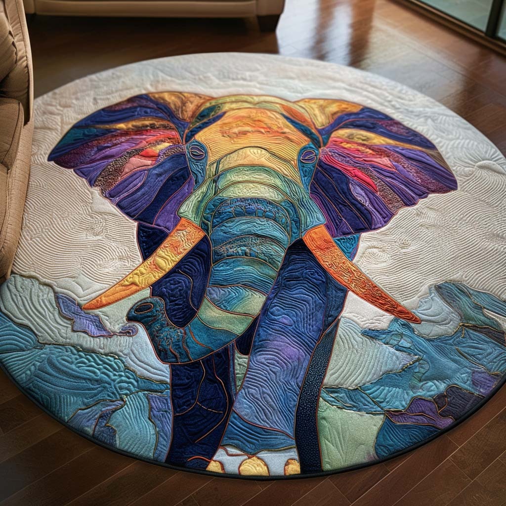 Peaceful Path Round Carpet