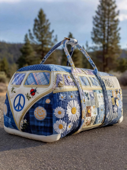 Blossom Path Quilted Duffle Bag DH35716