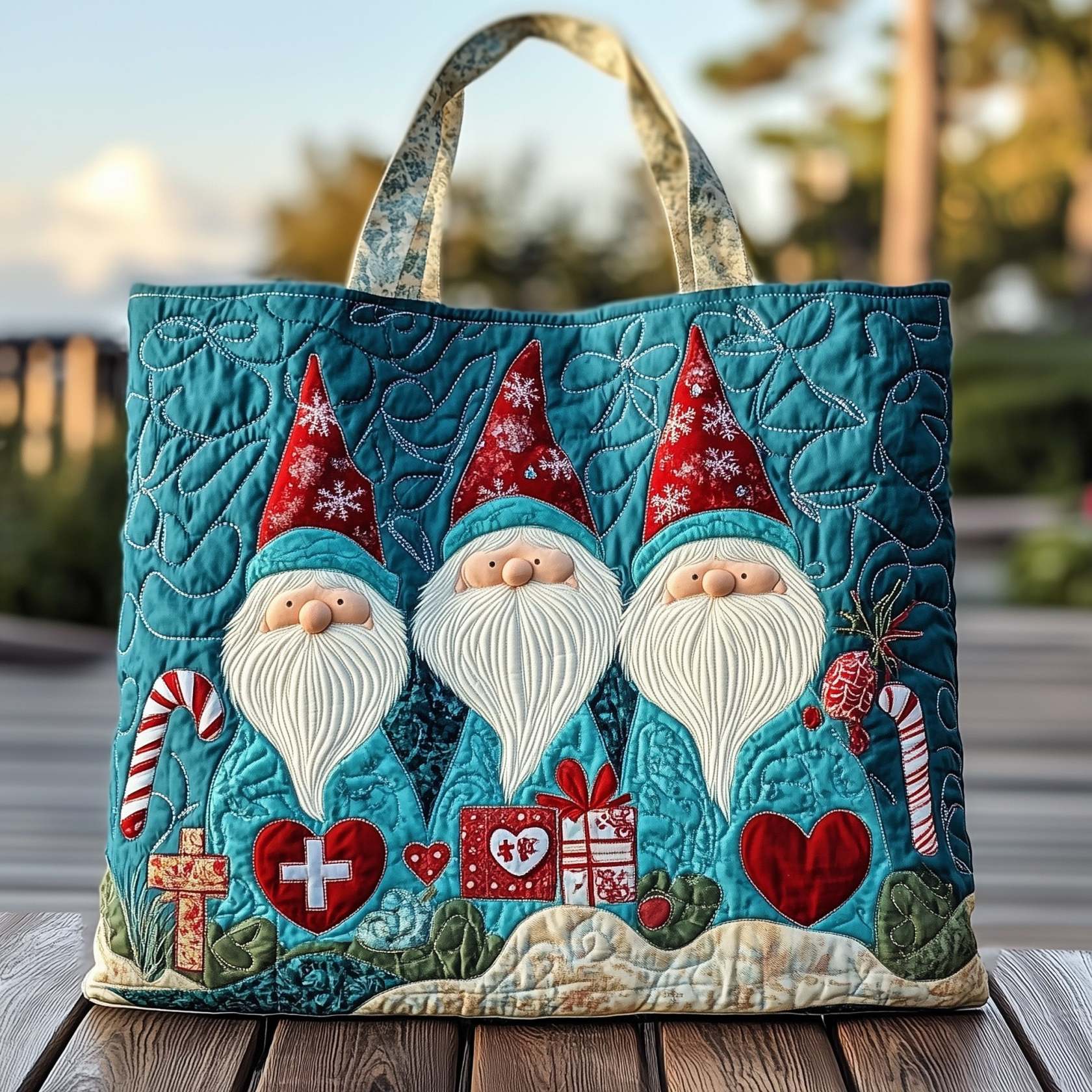 Cat Quilted Tote Bag GFTONT2782