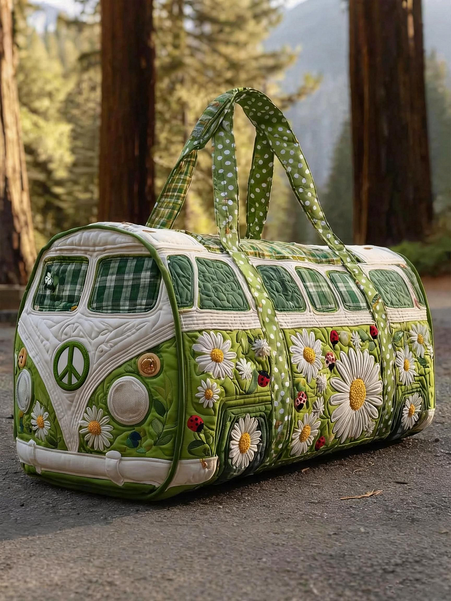 Blossom Path Quilted Duffle Bag VG48729