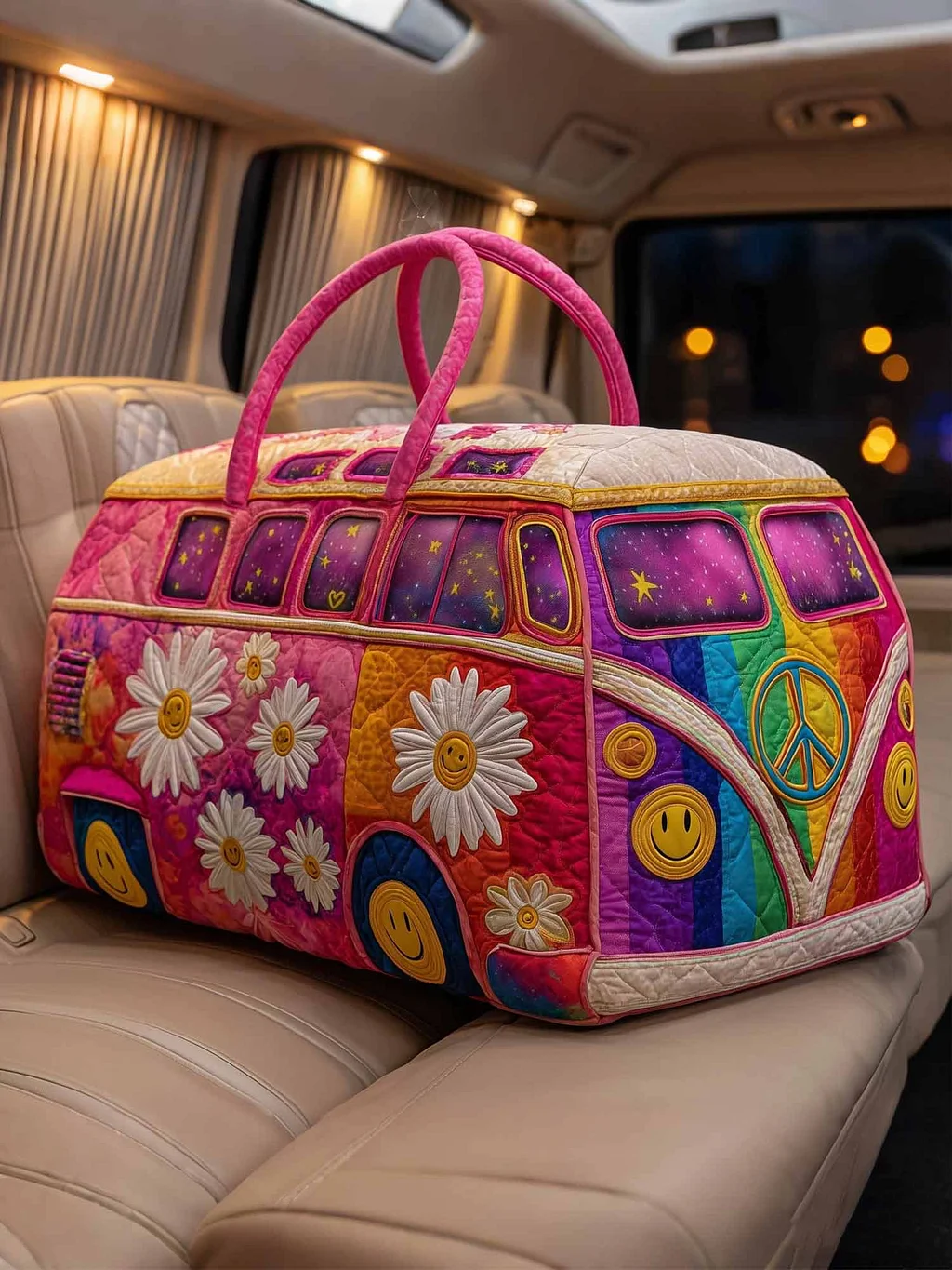 Hippie Van Quilted Duffle Bag EU16495