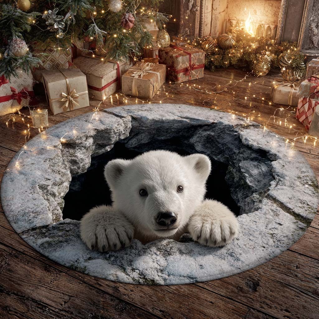Bear Round Carpet