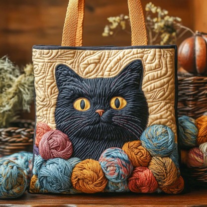 Thread Watcher Quilted Tote Bag NCU0NXD613