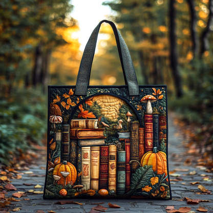 Book Haven Quilted Tote Bag NCU0NTD1296