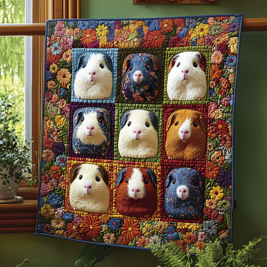 Cavy Cuddles Quilted Blanket