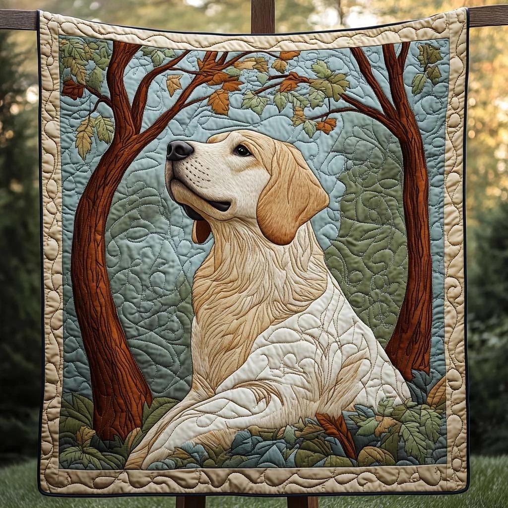 Dog Quilted Blanket