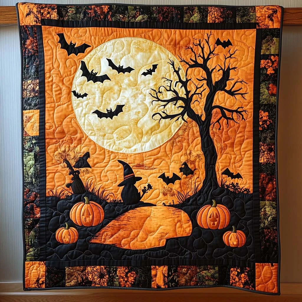 Halloween Quilted Blanket 
