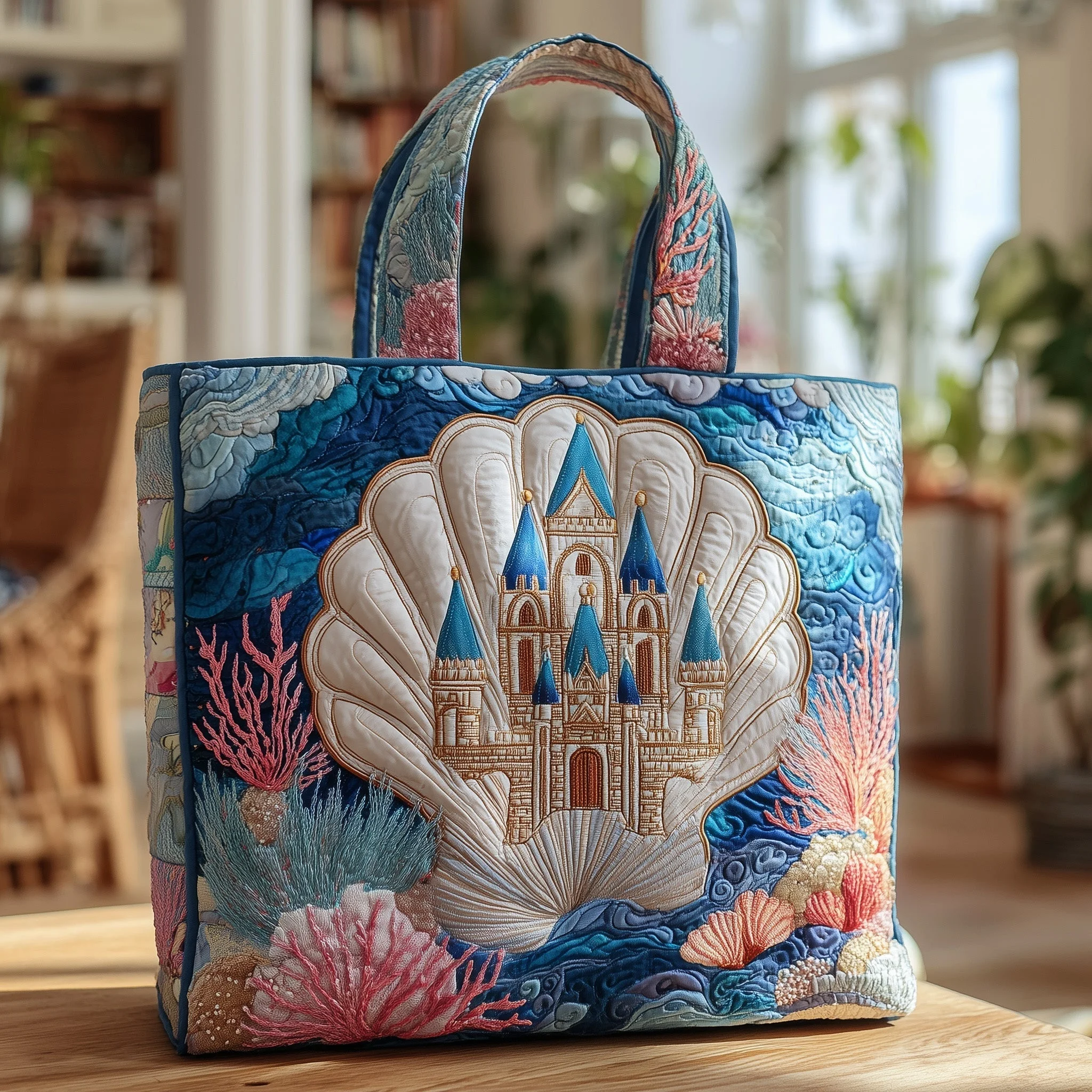 Ocean Breeze Quilted Tote Bag GFTOMA2167