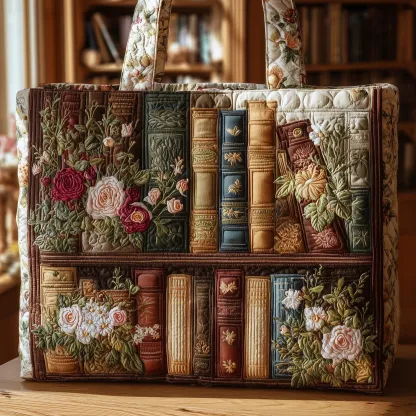 Book Haven Quilted Tote Bag GFTONL5221