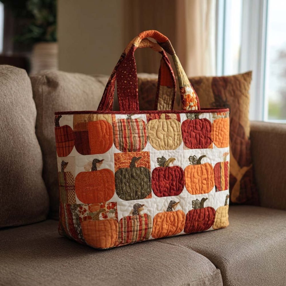 Autumn Breeze Quilted Tote Bag