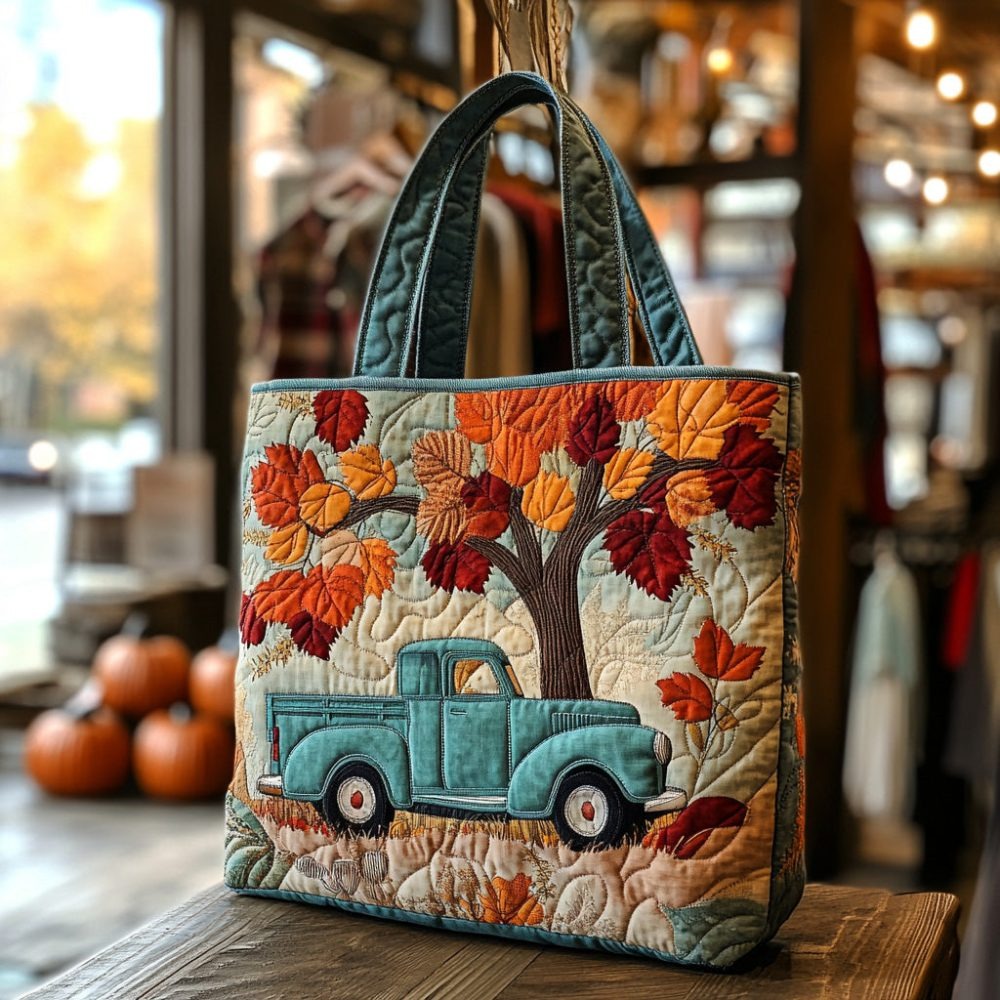 Autumn Cargo Quilted Tote Bag