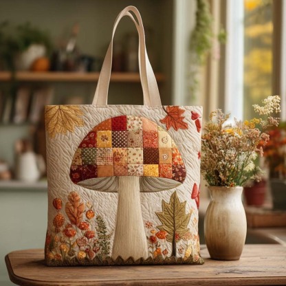 Autumn Patch Quilted Tote Bag