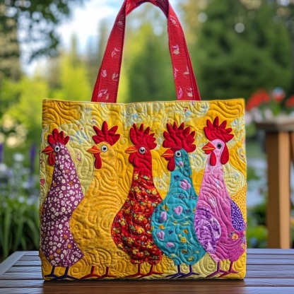 Barnyard Chic Quilted Tote Bag