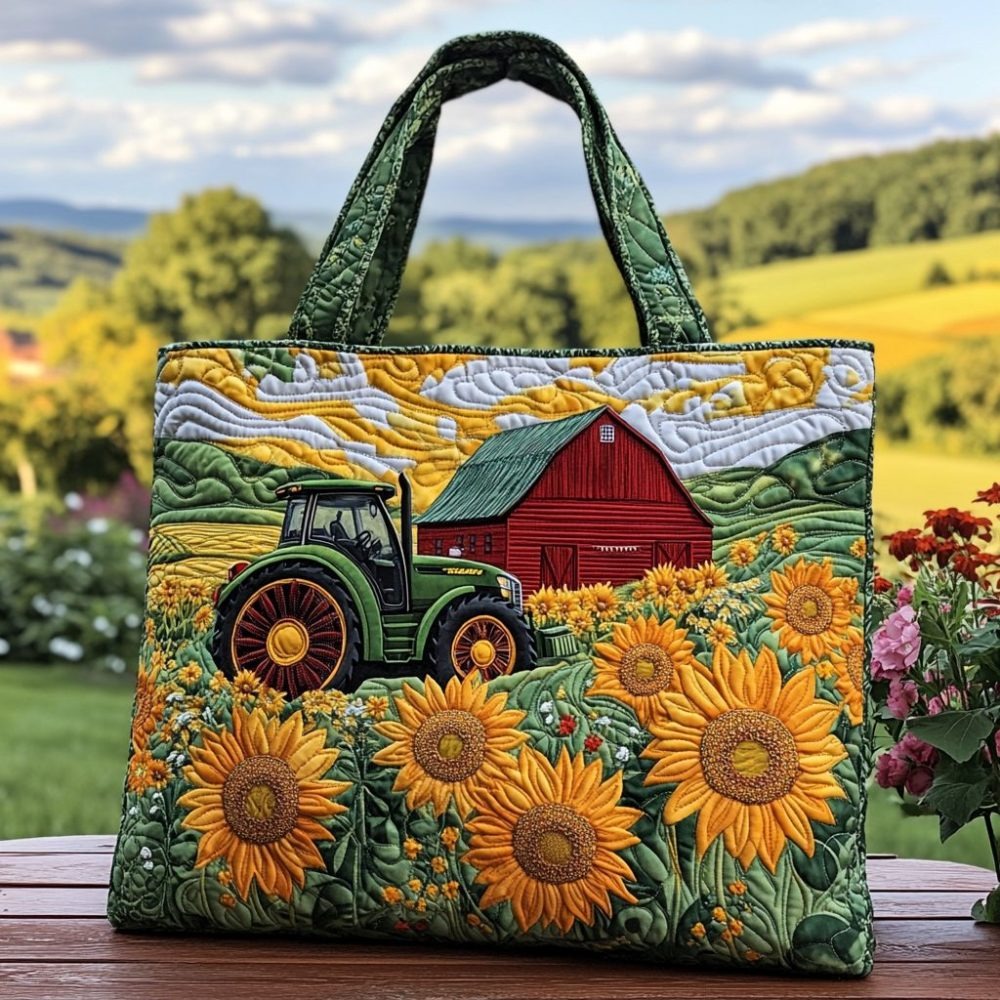 Barnyard Gold Quilted Tote Bag