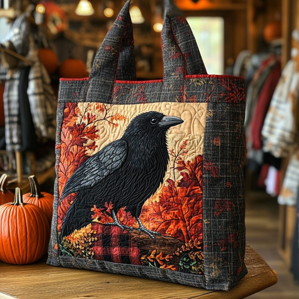 Blackwing Autumn Quilted Tote Bag