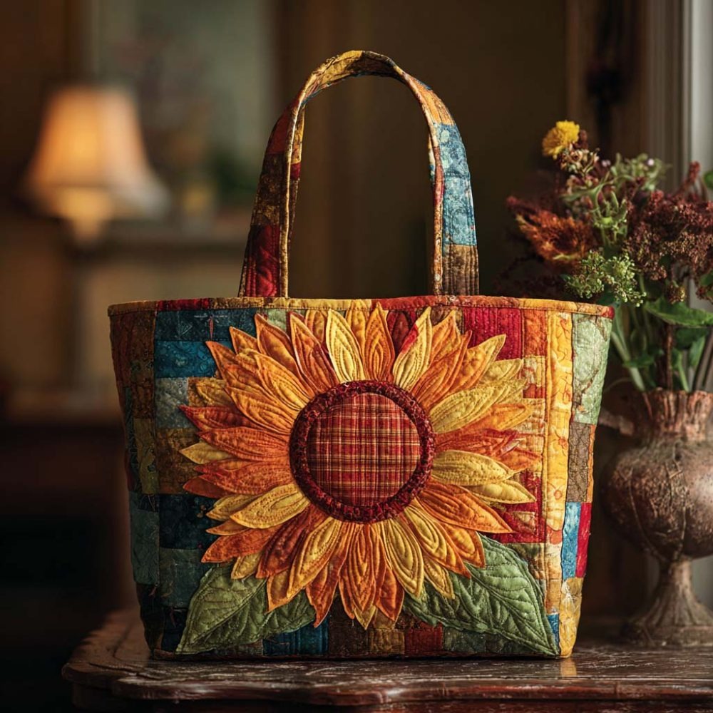 Bloom Joy Quilted Tote Bag