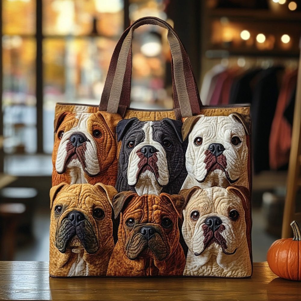 Chubby Cheeks Harvest Quilted Tote Bag