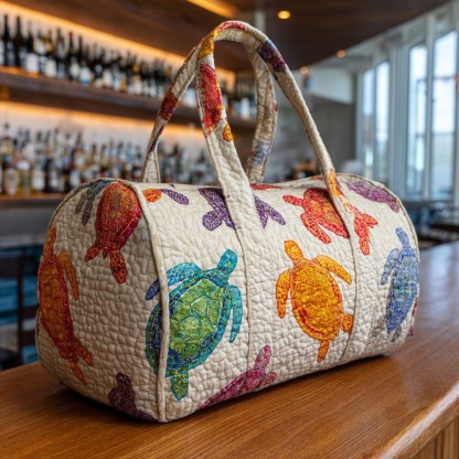 Deep Voyager Quilted Duffle Bag