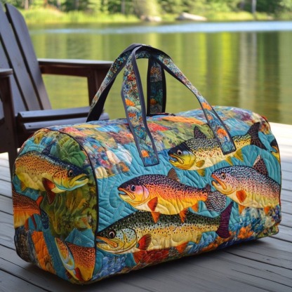 Fresh Catch Quilted Duffle Bag