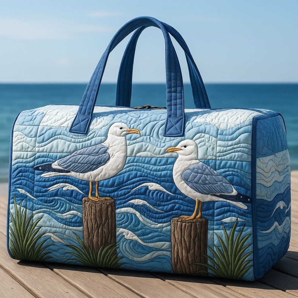 Harbor Wings Quilted Duffle Bag