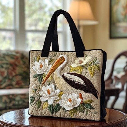 Magnolia Pelican Skies Quilted Tote Bag