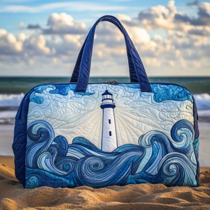Ocean Beacon Quilted Duffle Bag