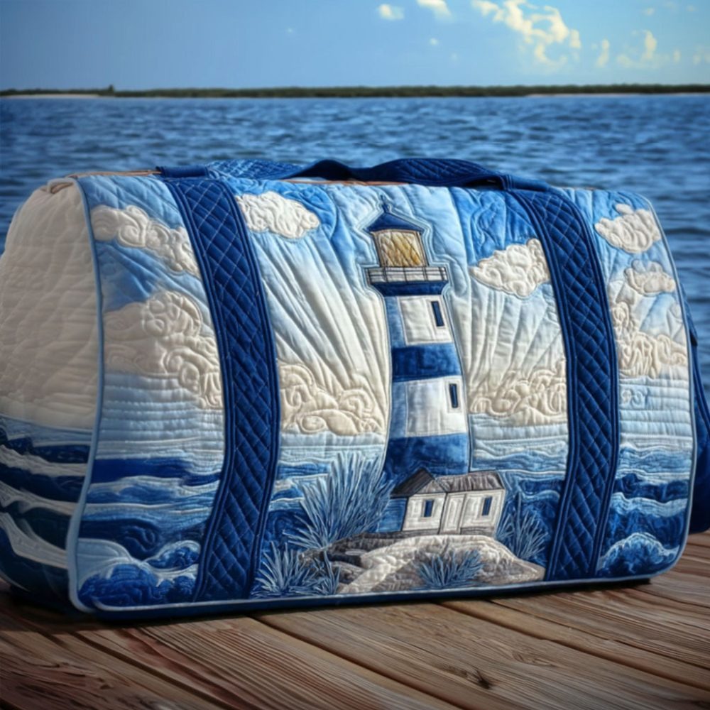 Ocean Lantern Quilted Duffle Bag